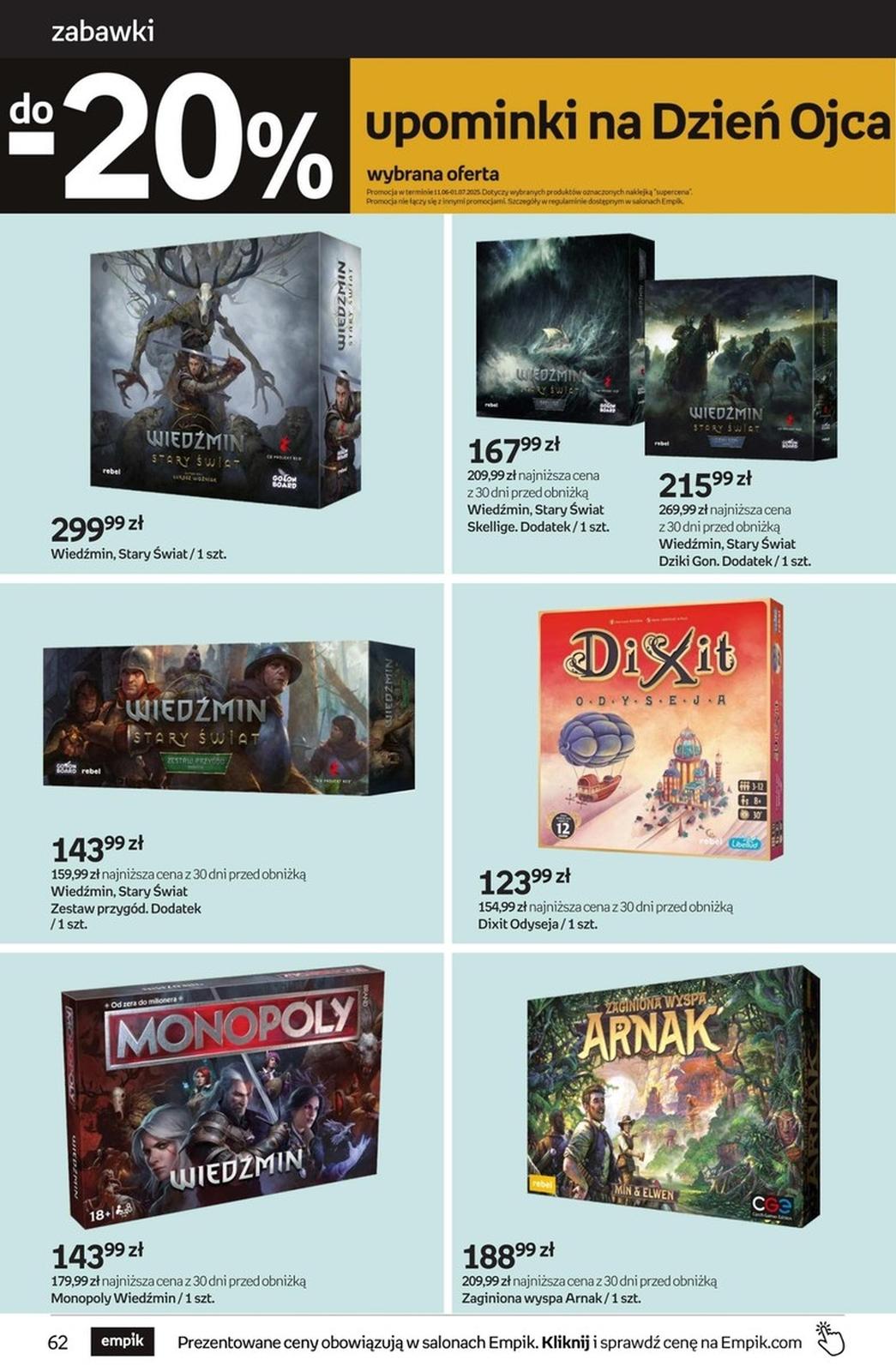 Gazetka promocyjna empik str. 62