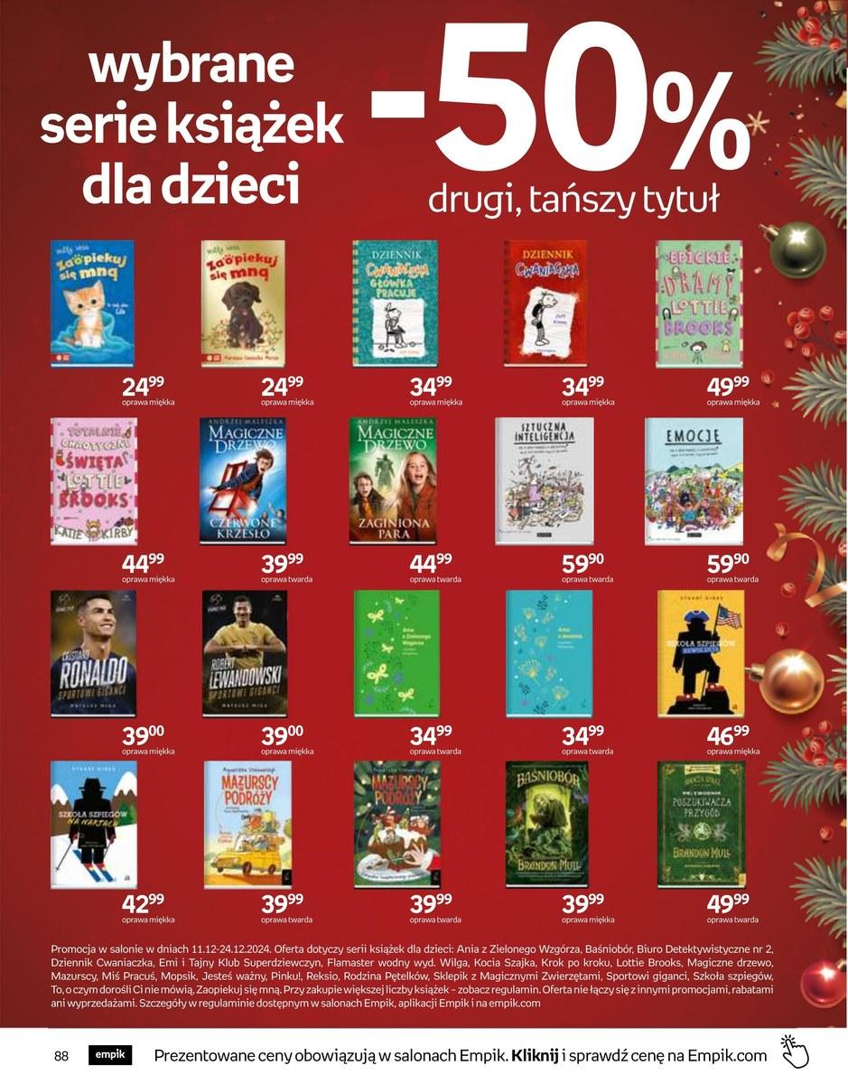 Gazetka promocyjna empik str. 88