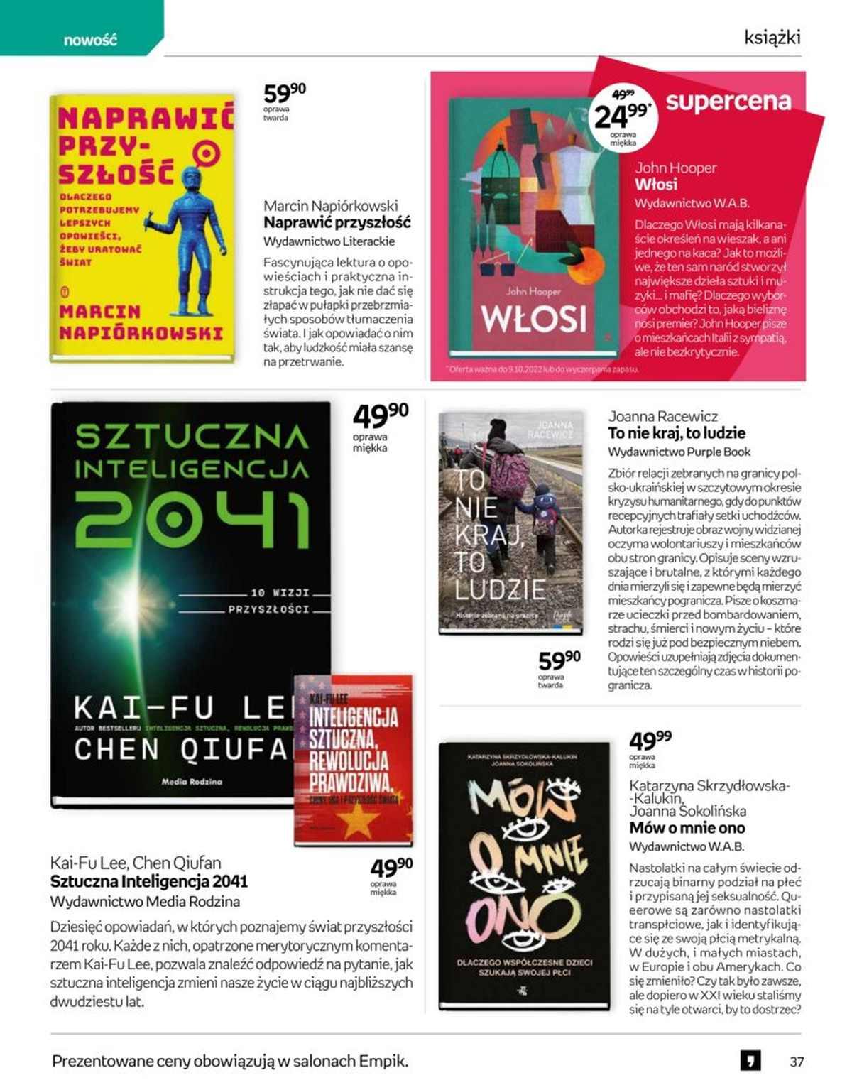 Gazetka promocyjna empik str. 37
