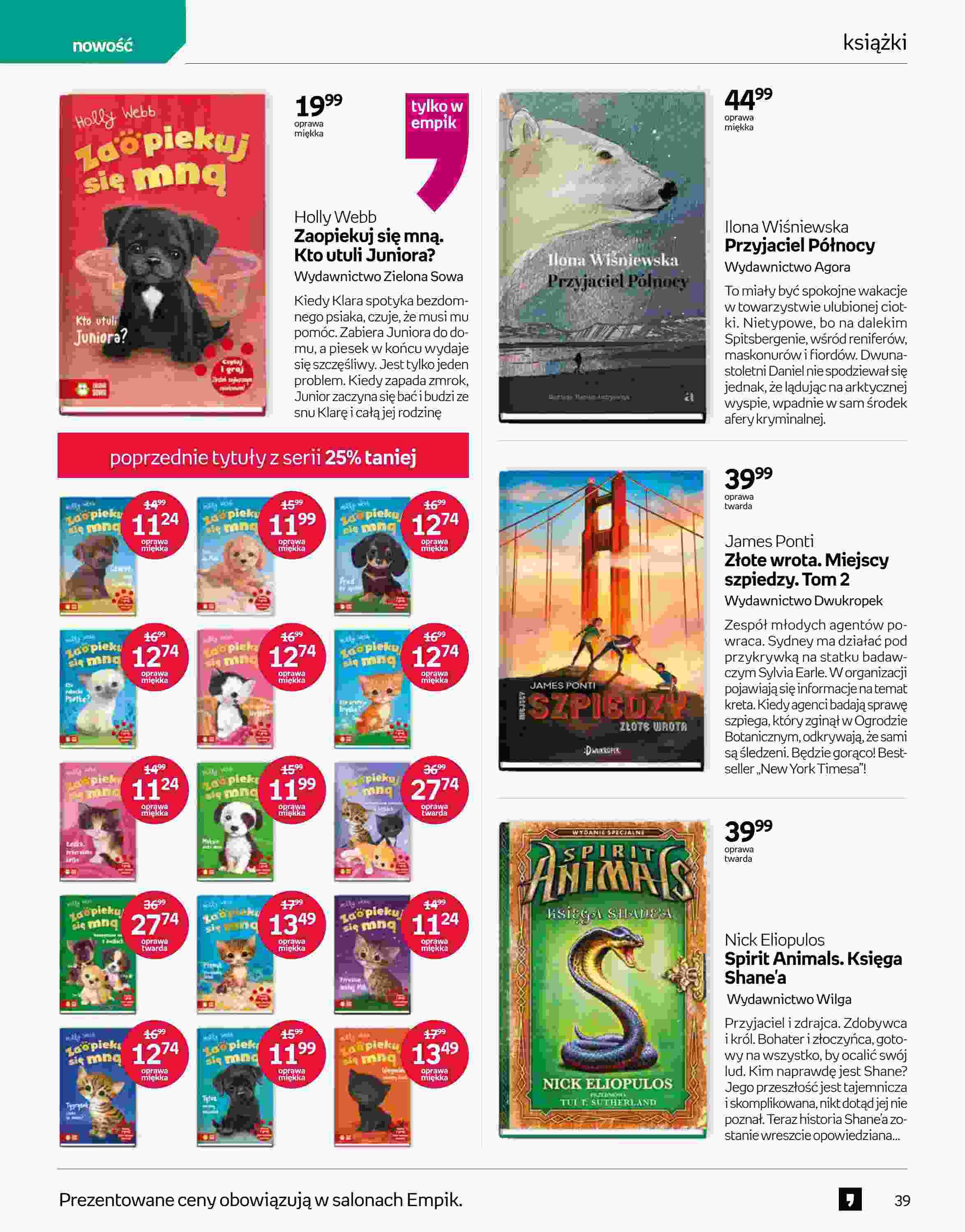 Gazetka promocyjna empik str. 39
