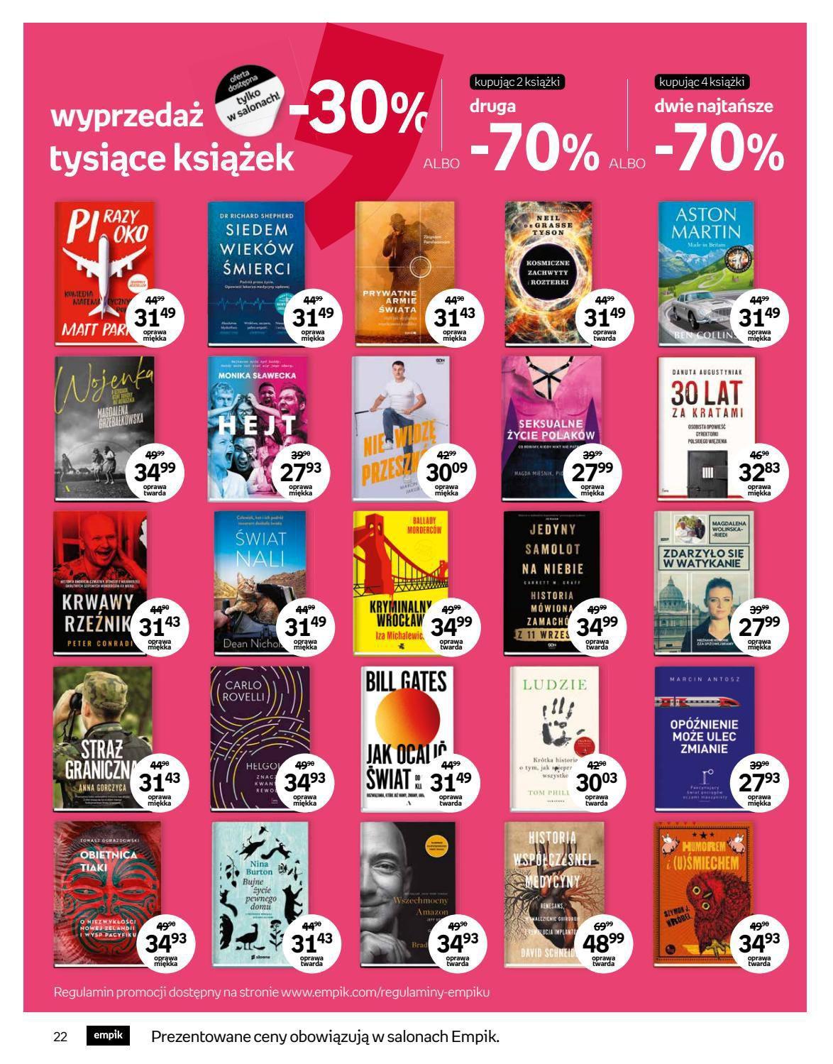 Gazetka promocyjna empik str. 22