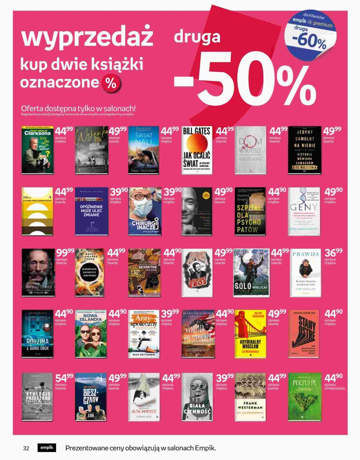 Gazetka promocyjna empik str. 32