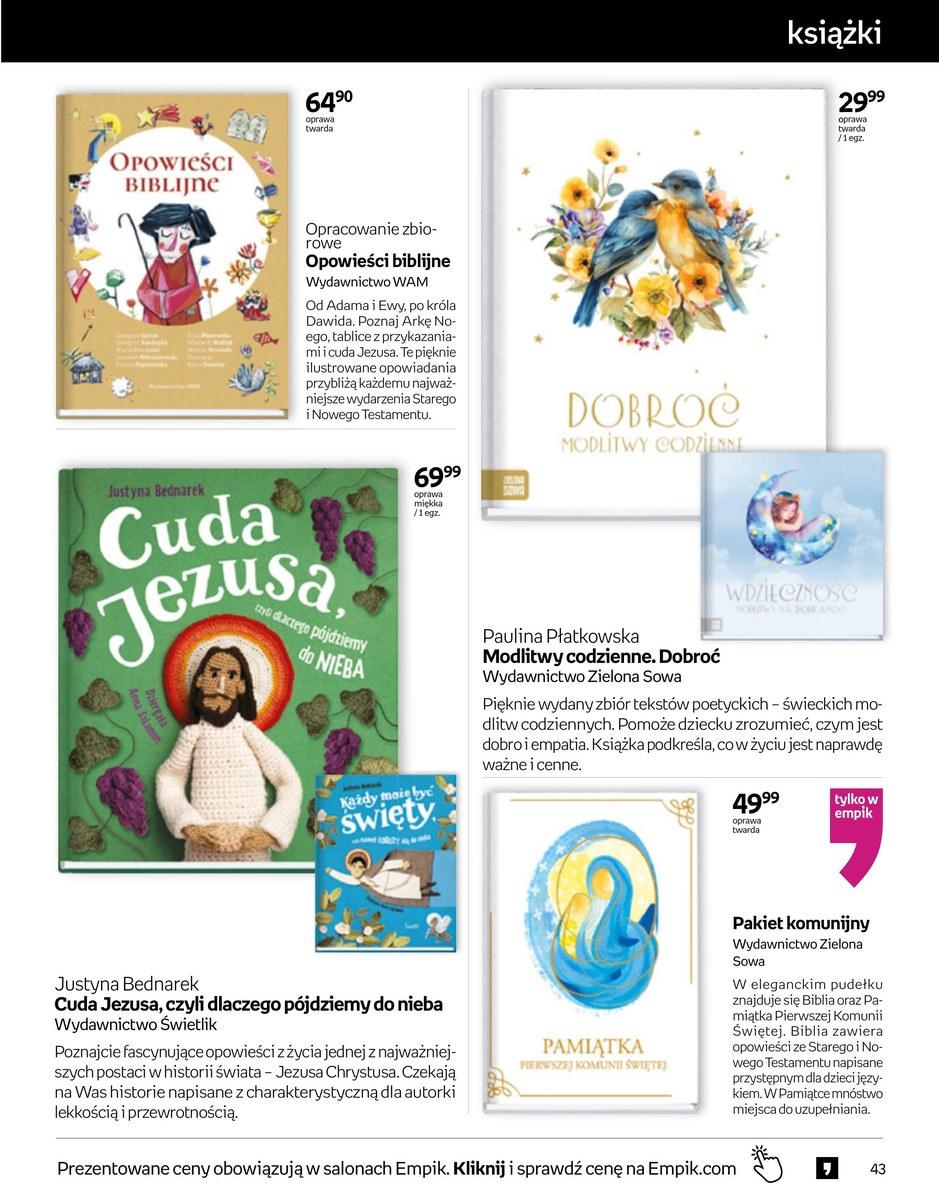 Gazetka promocyjna empik str. 43