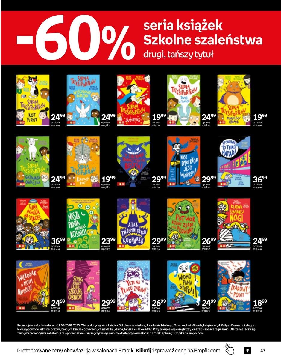 Gazetka promocyjna empik str. 43