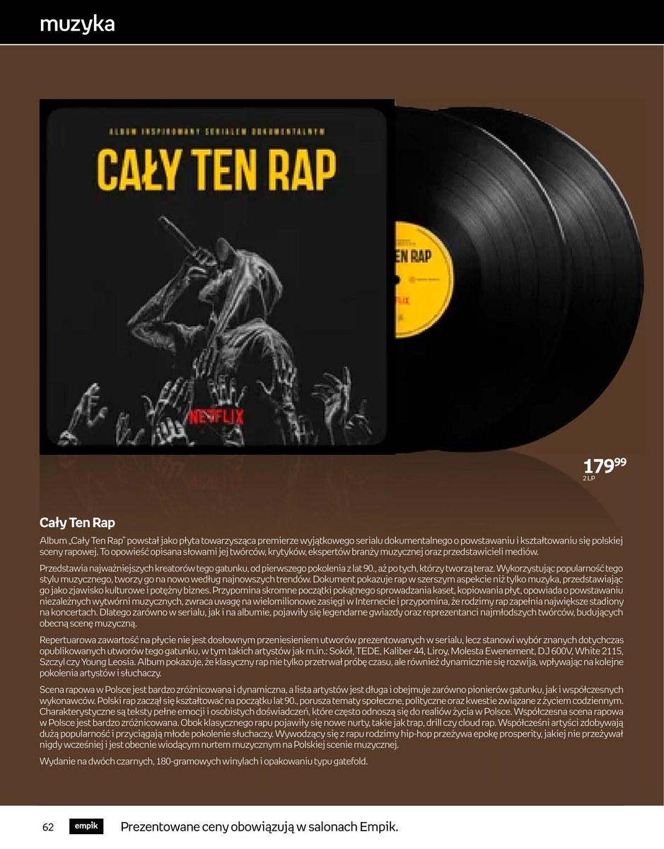 Gazetka promocyjna empik str. 62