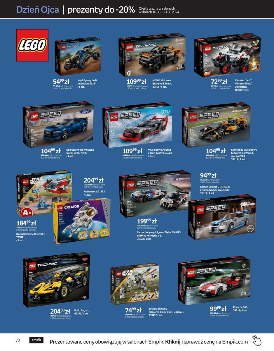 Gazetka promocyjna empik str. 72