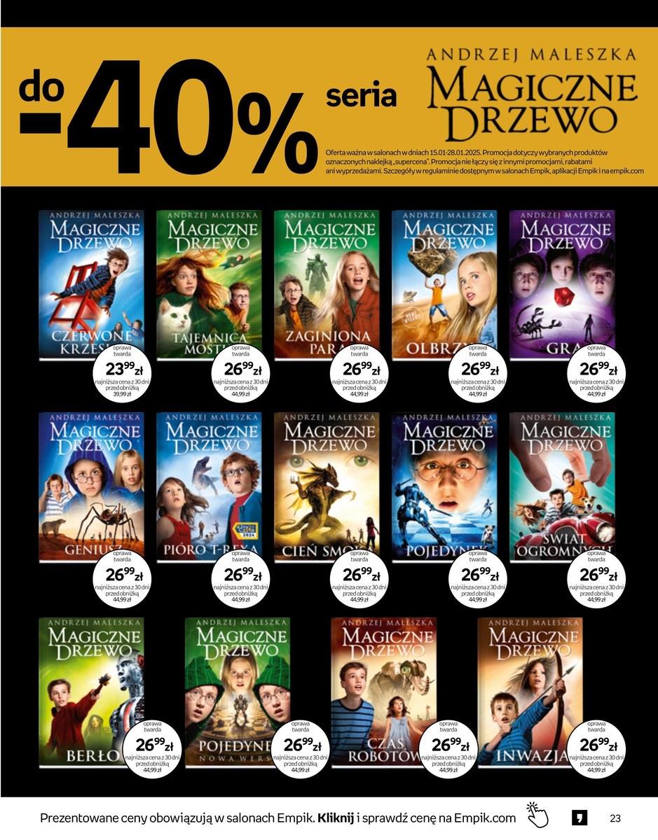 Gazetka promocyjna empik str. 23