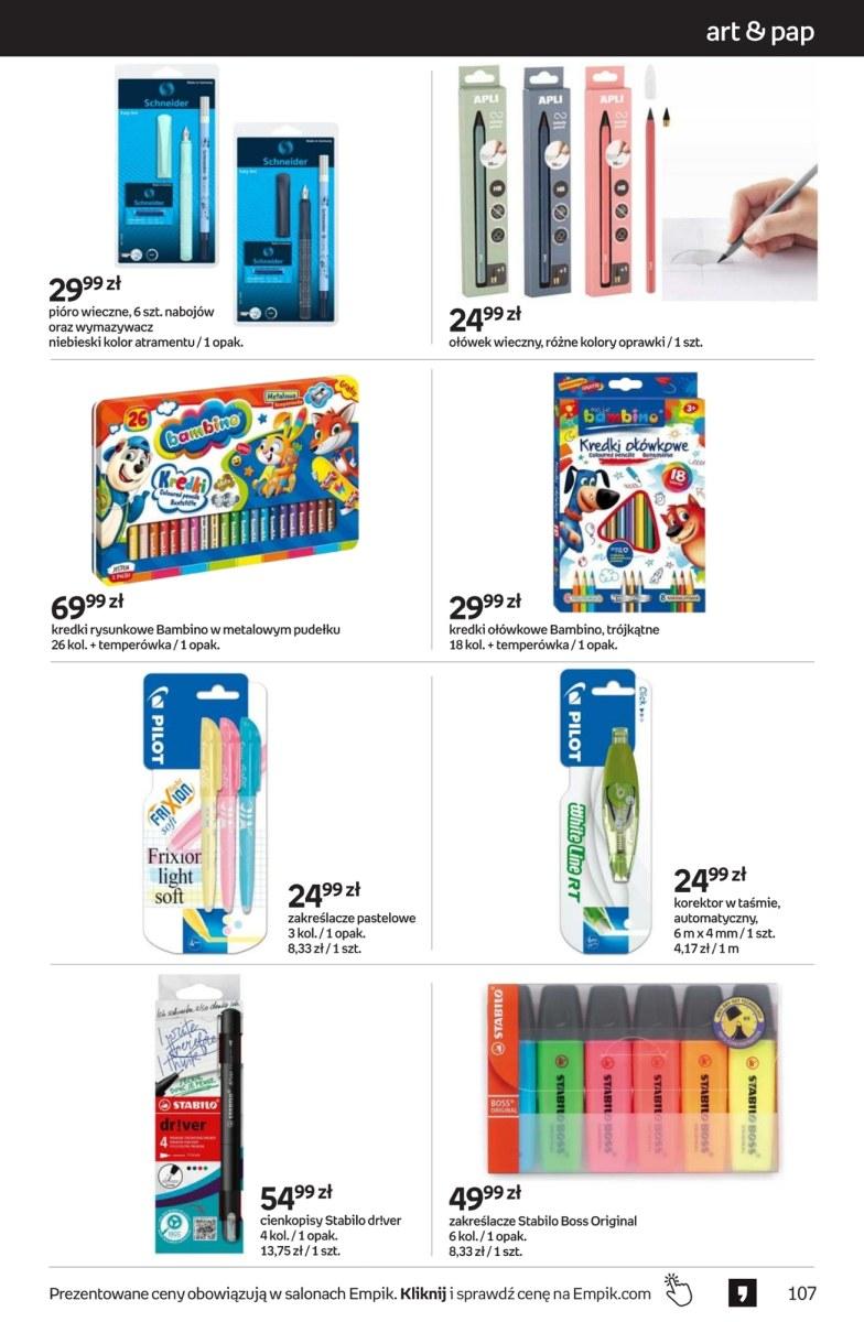 Gazetka promocyjna empik str. 107