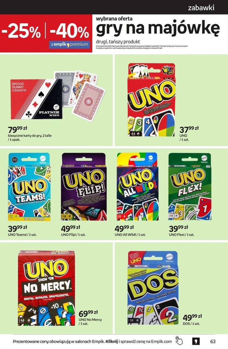 Gazetka promocyjna empik str. 63