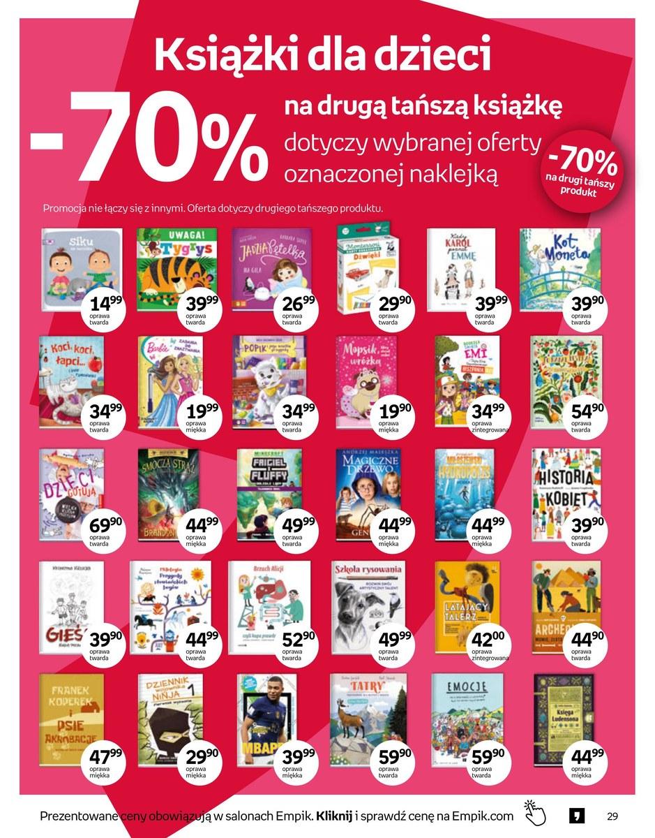 Gazetka promocyjna empik str. 29