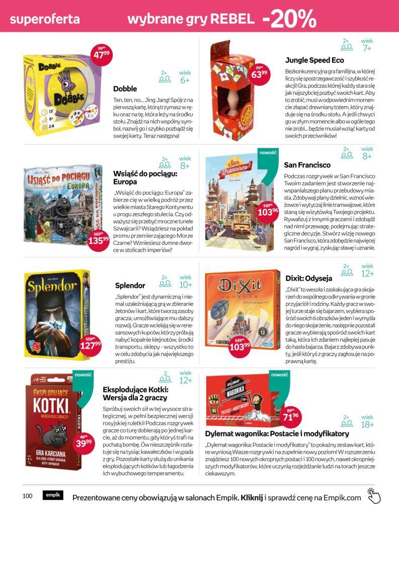 Gazetka promocyjna empik str. 100
