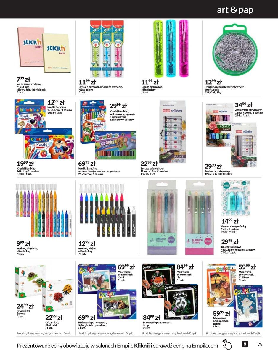 Gazetka promocyjna empik str. 79