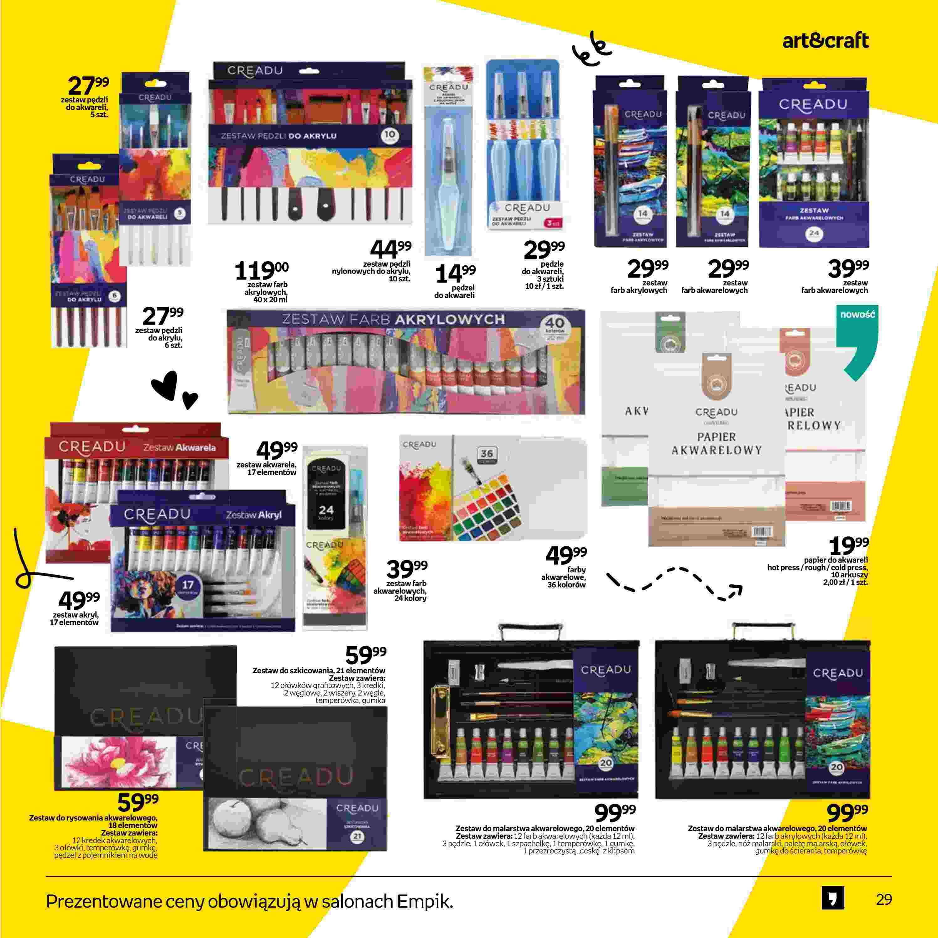 Gazetka promocyjna empik str. 29