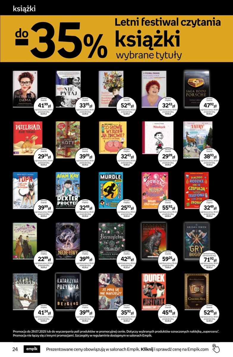 Gazetka promocyjna empik str. 24
