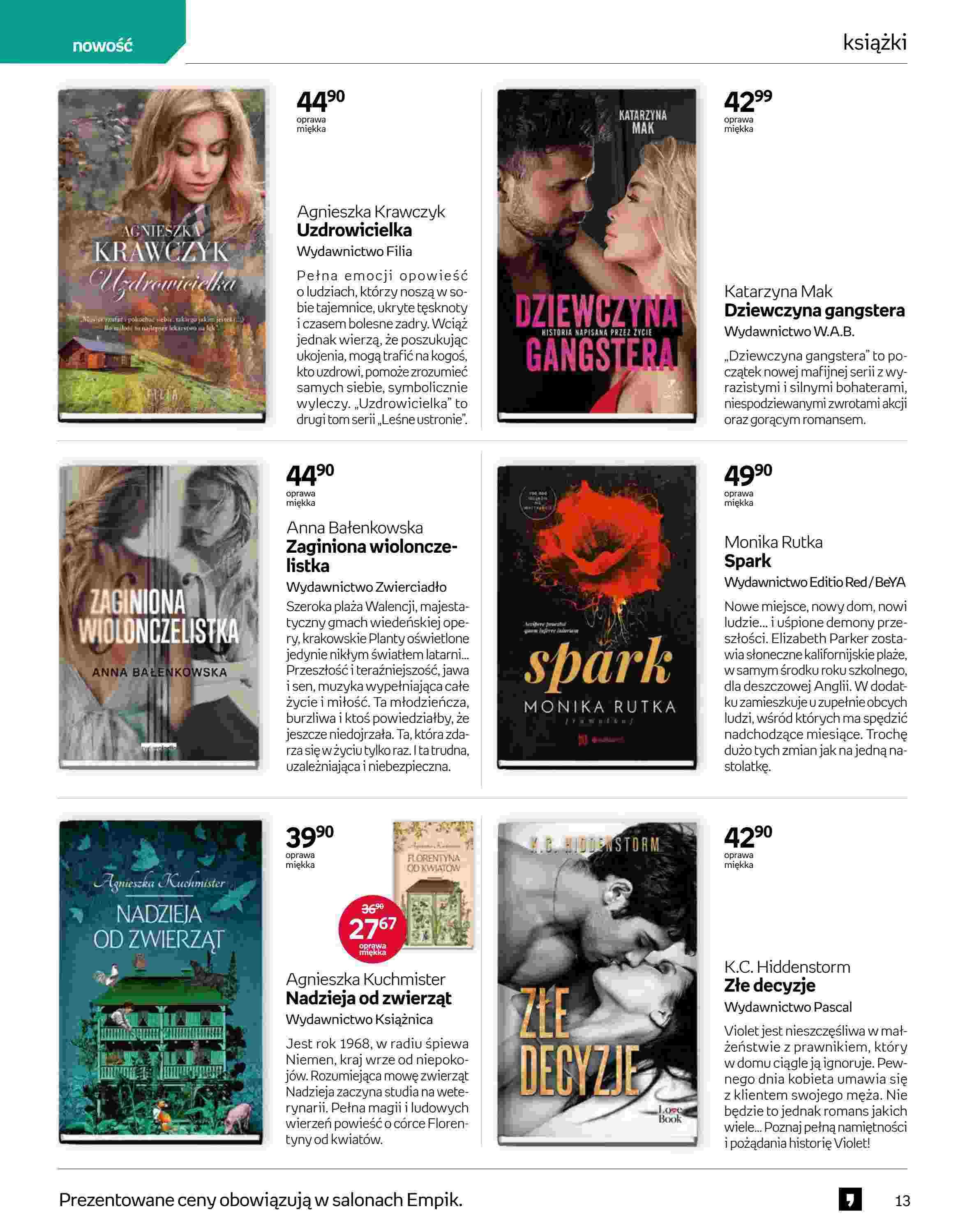 Gazetka promocyjna empik str. 13