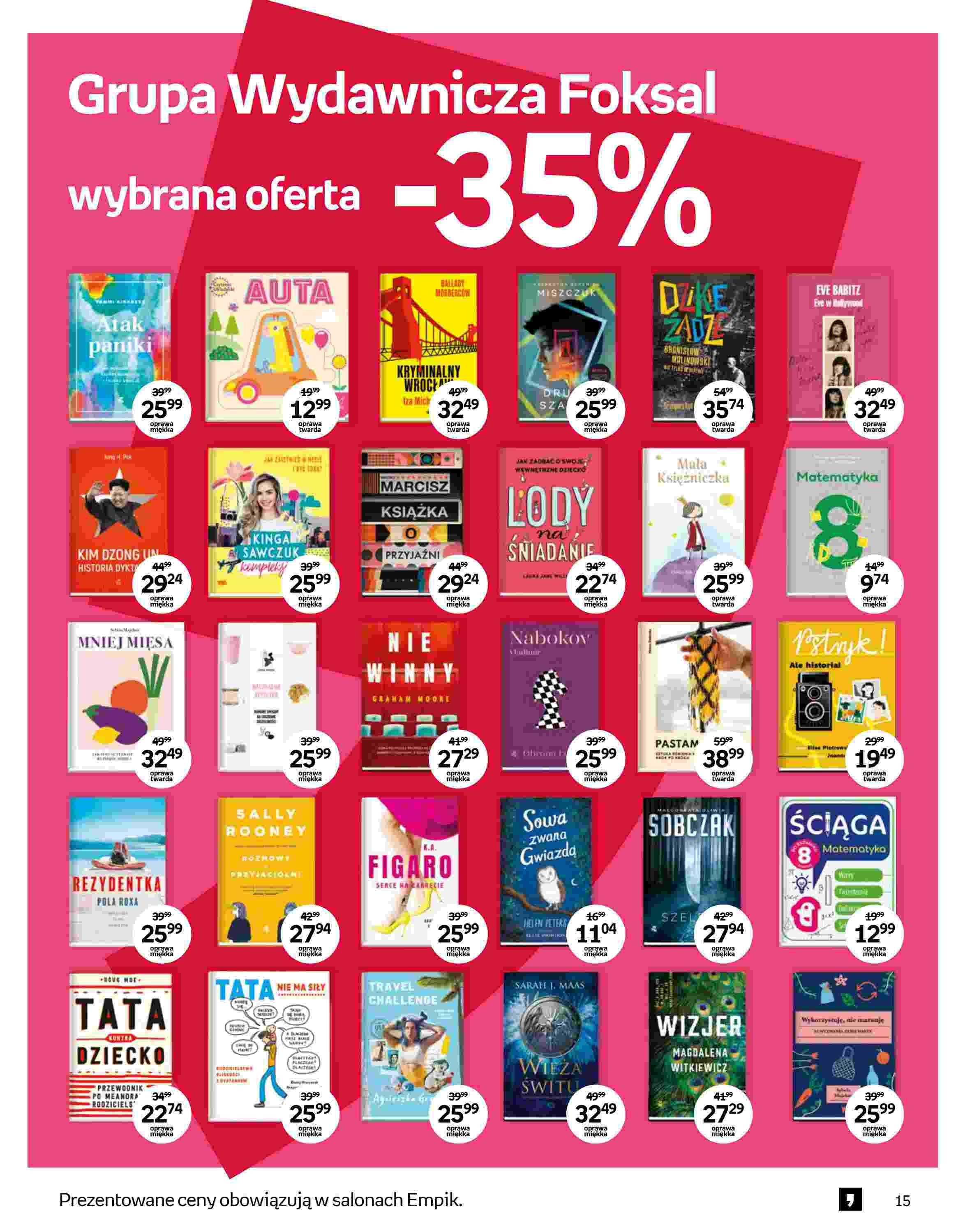 Gazetka promocyjna empik str. 15