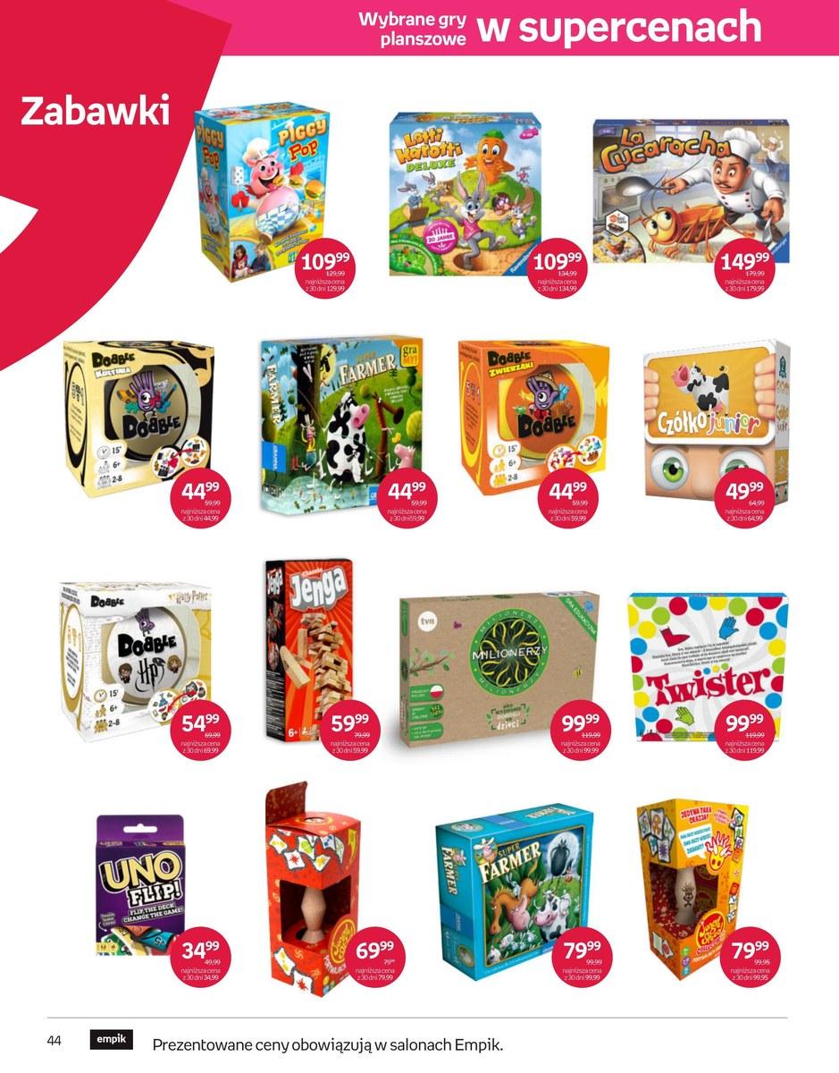 Gazetka promocyjna empik str. 44