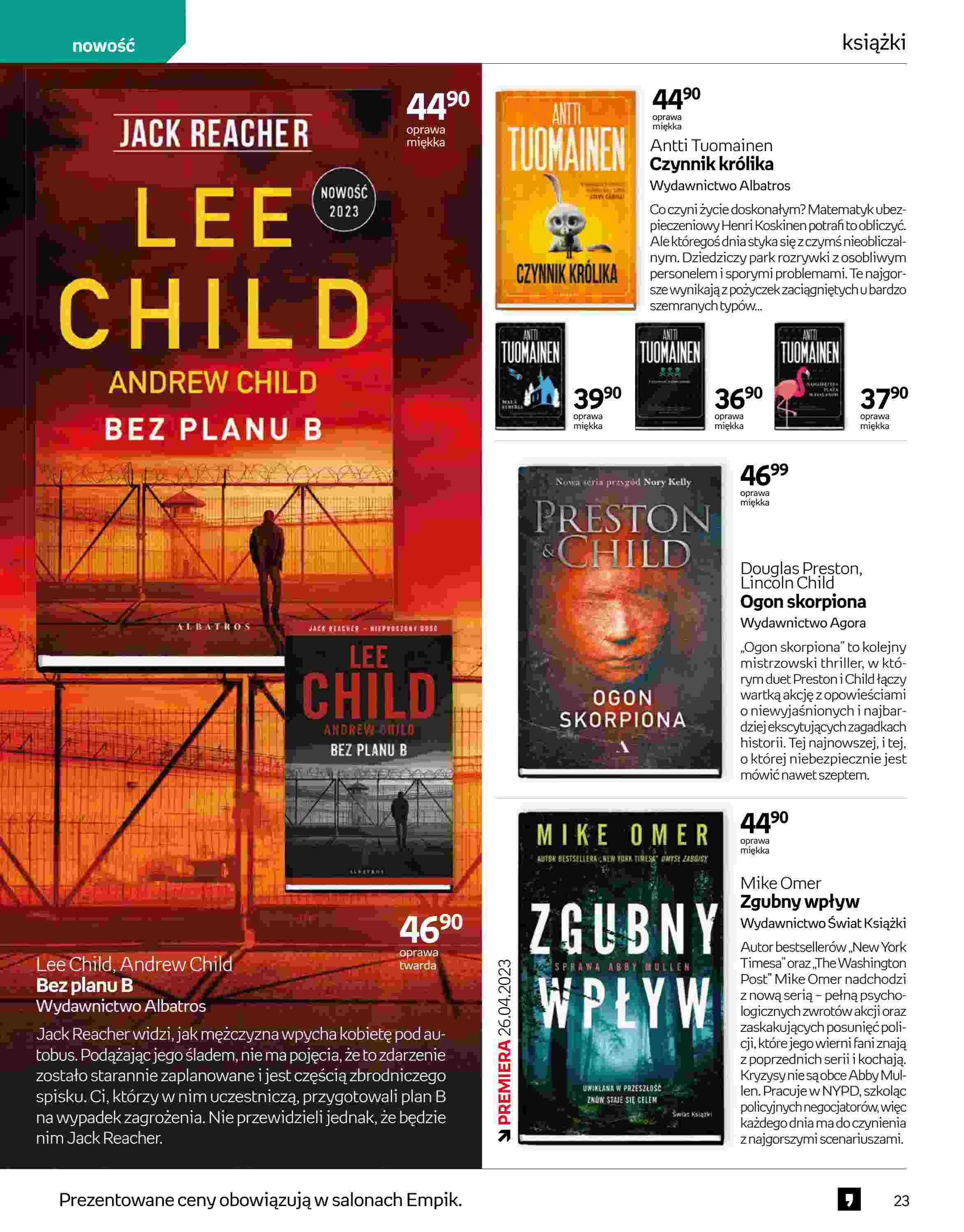 Gazetka promocyjna empik str. 23