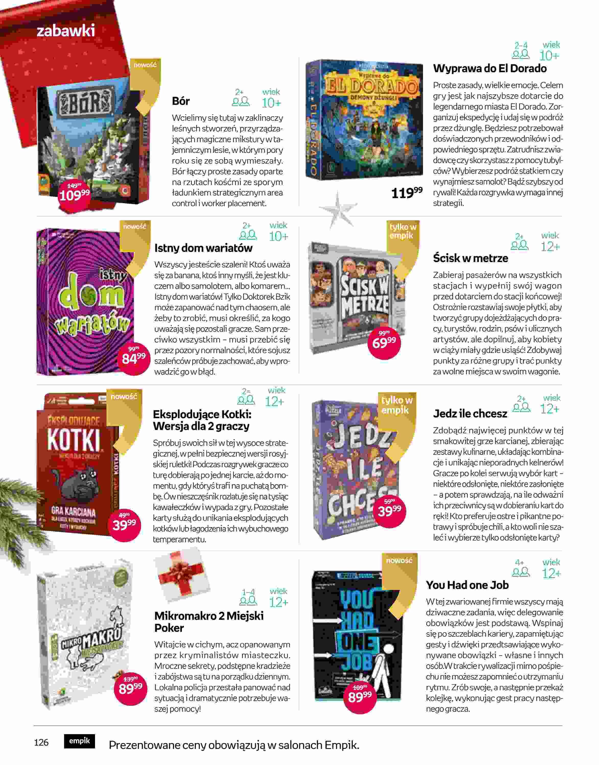 Gazetka promocyjna empik str. 128