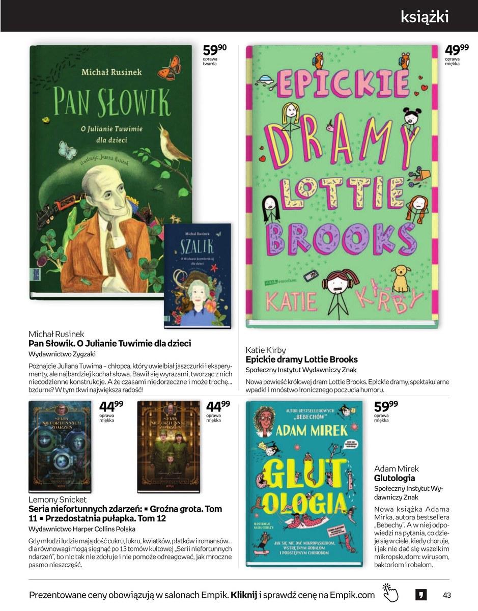 Gazetka promocyjna empik str. 43