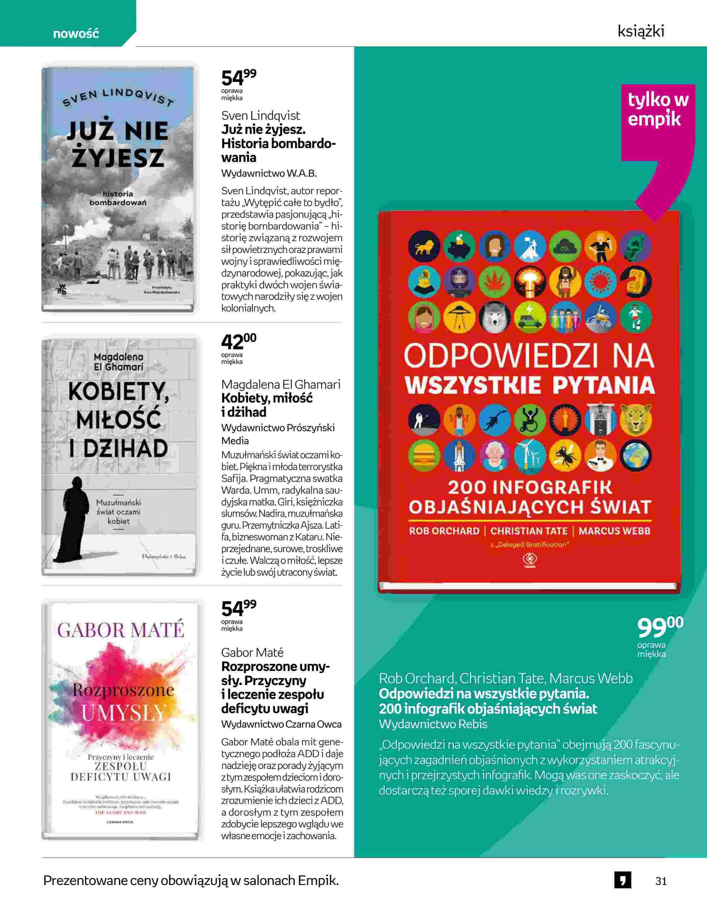 Gazetka promocyjna empik str. 31
