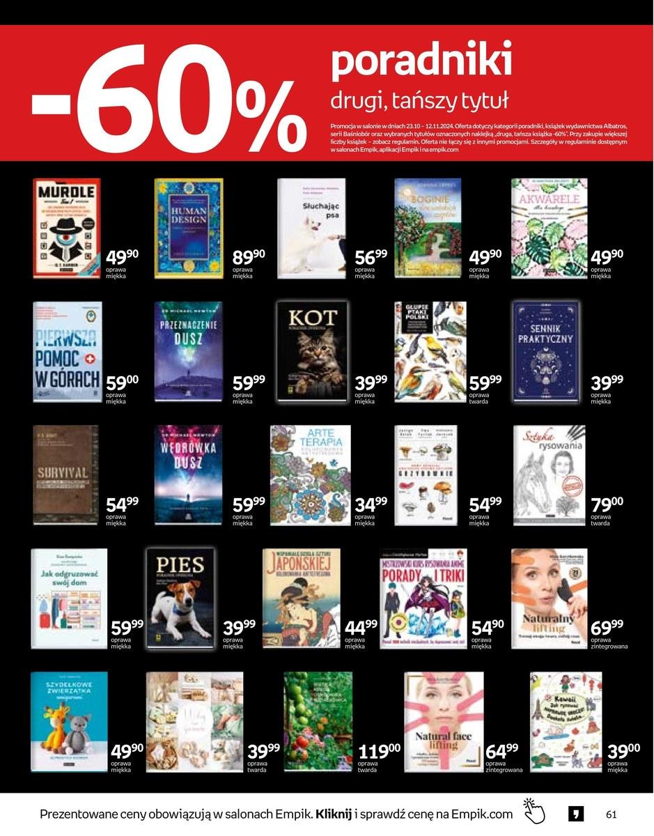 Gazetka promocyjna empik str. 61
