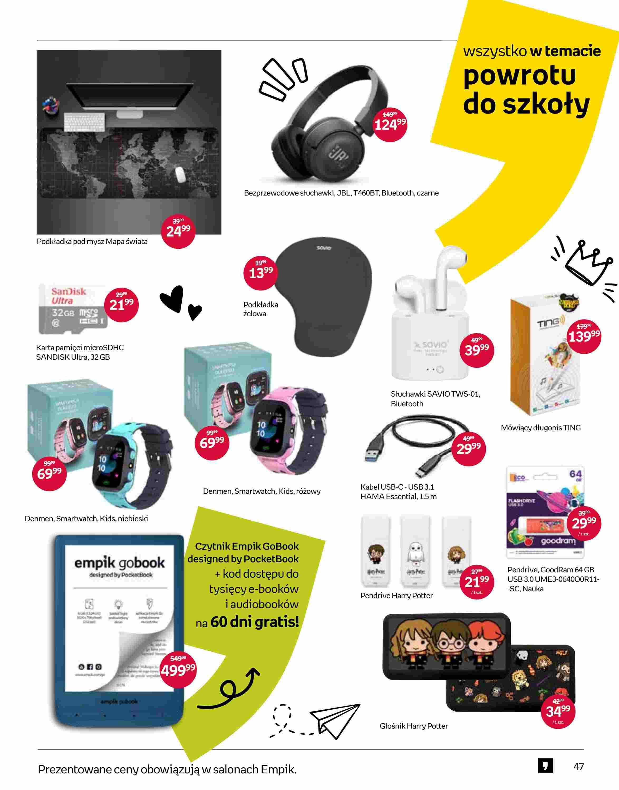 Gazetka promocyjna empik str. 47