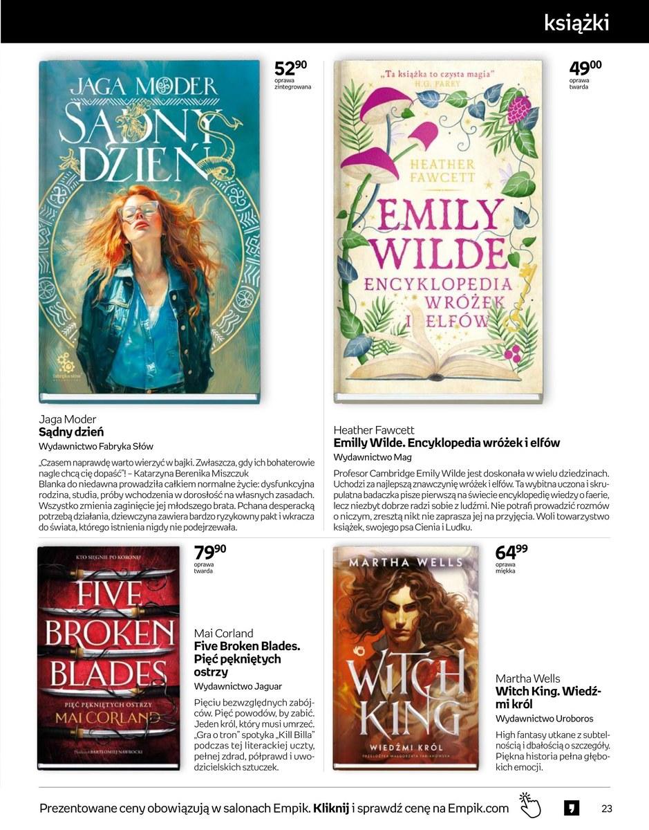 Gazetka promocyjna empik str. 23