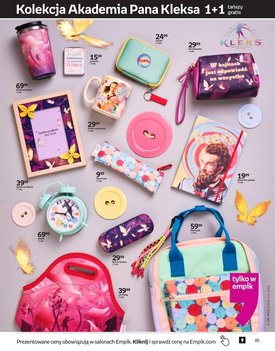 Gazetka promocyjna empik str. 85