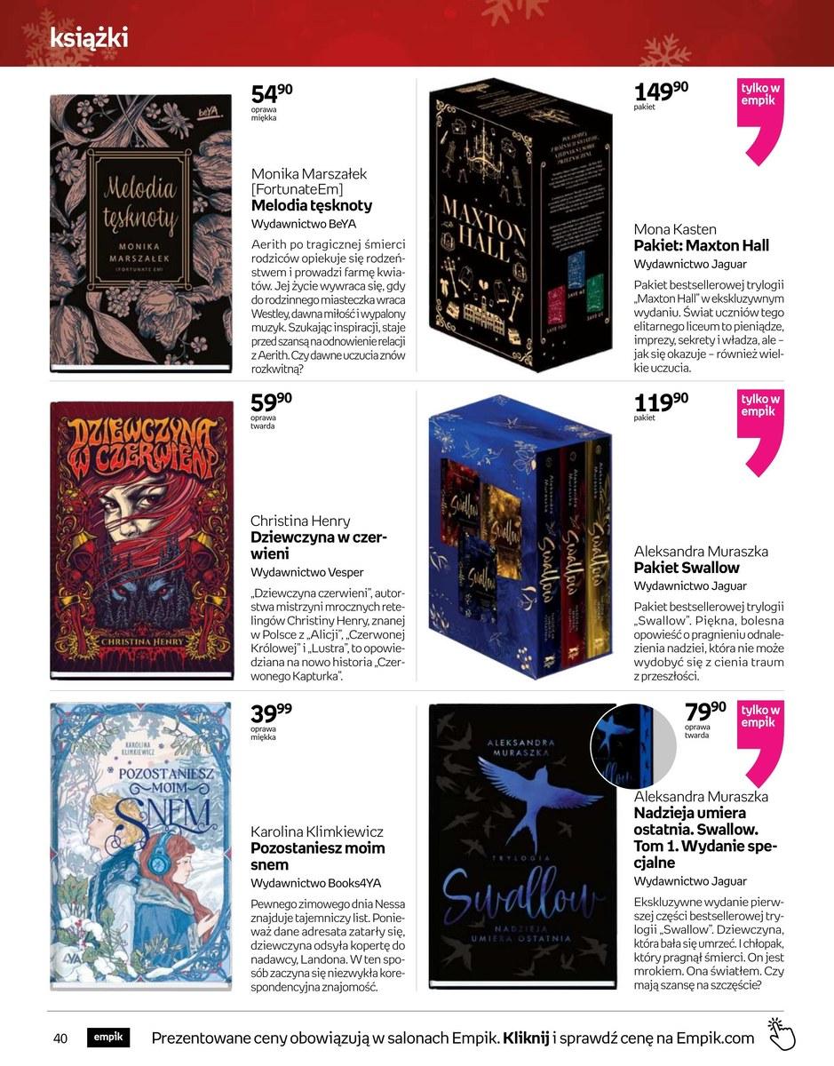Gazetka promocyjna empik str. 40