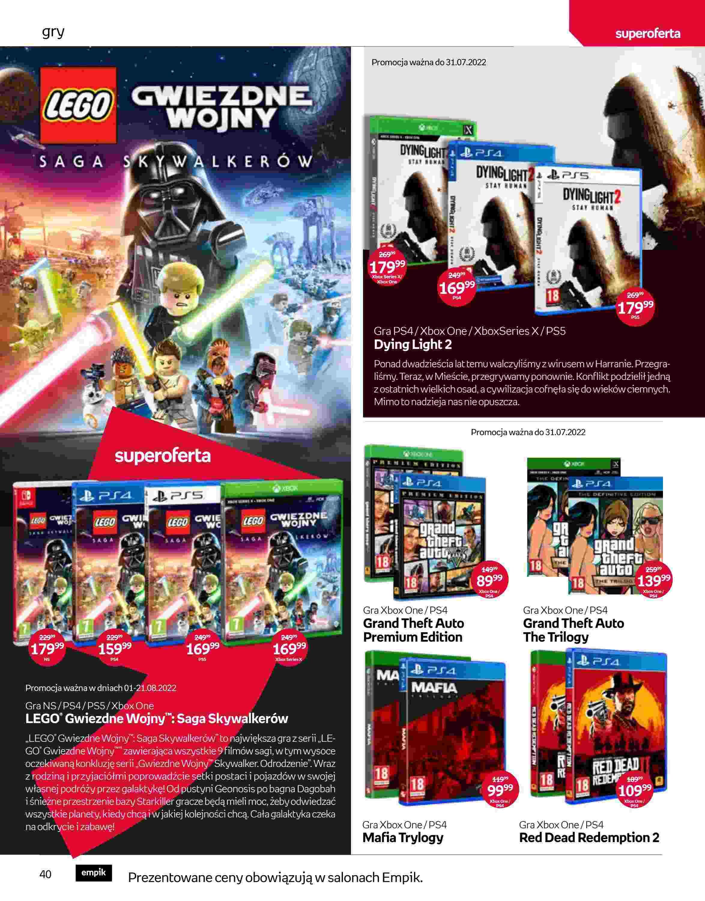 Gazetka promocyjna empik str. 40
