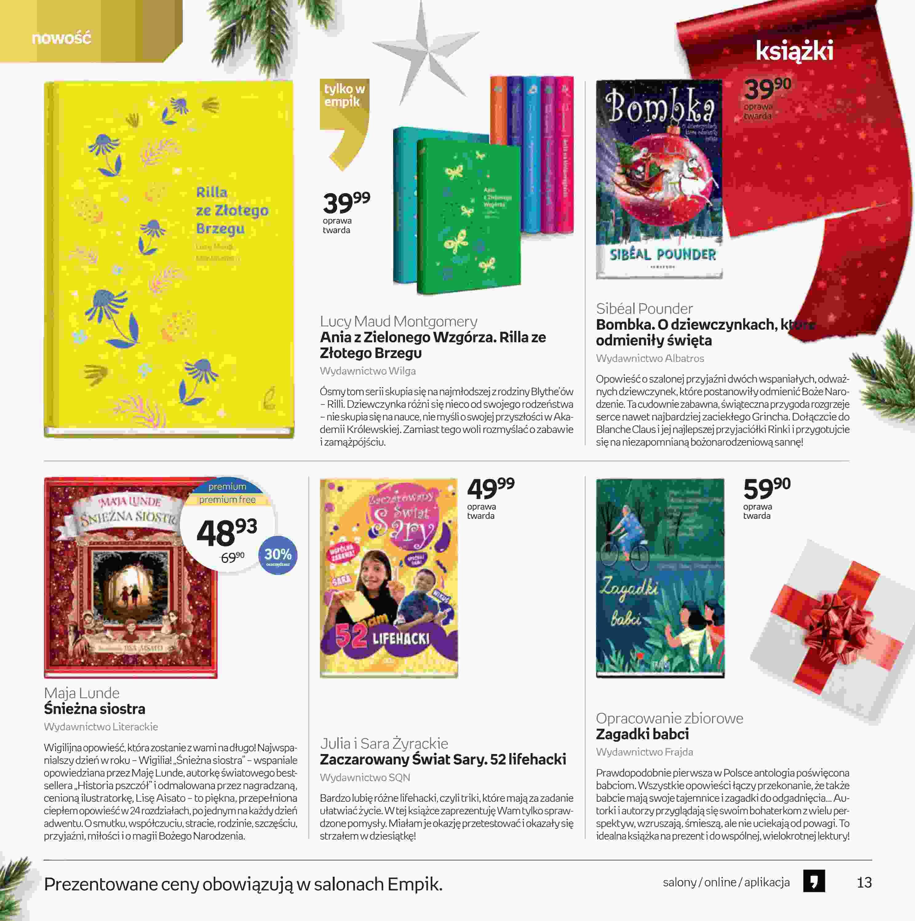 Gazetka promocyjna empik str. 13