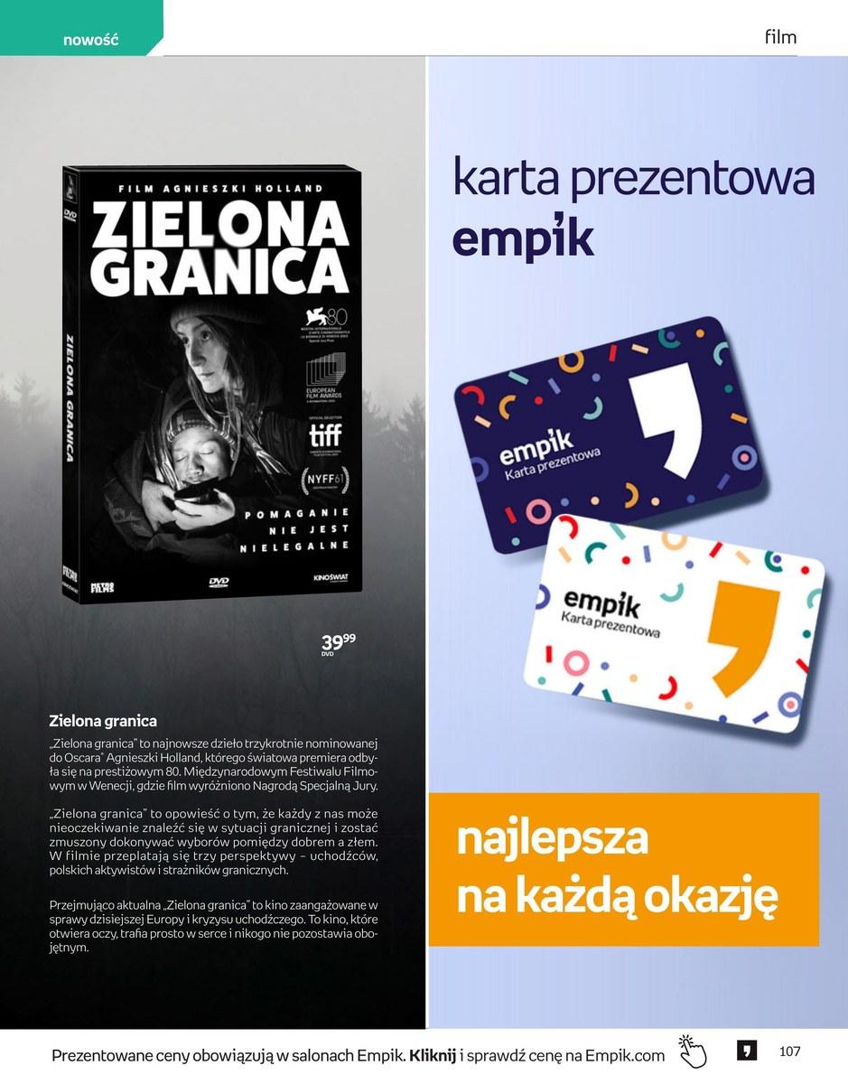 Gazetka promocyjna empik str. 107