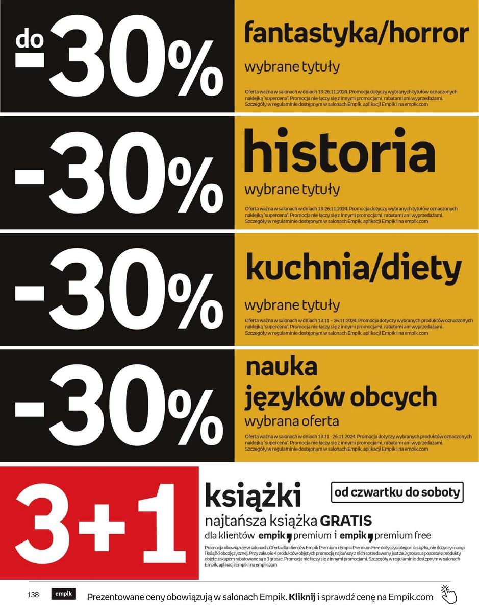 Gazetka promocyjna empik str. 138