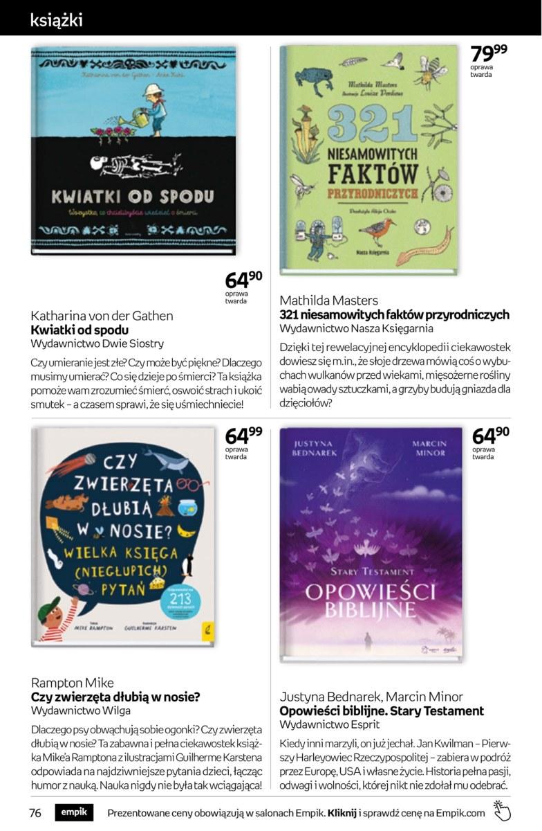 Gazetka promocyjna empik str. 76