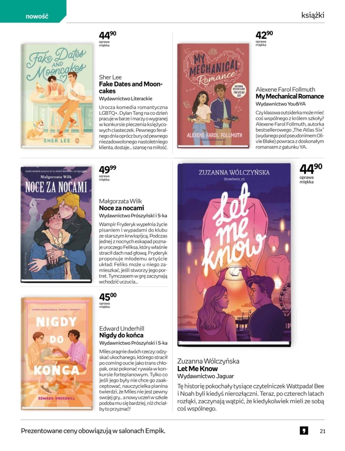 Gazetka promocyjna empik str. 21