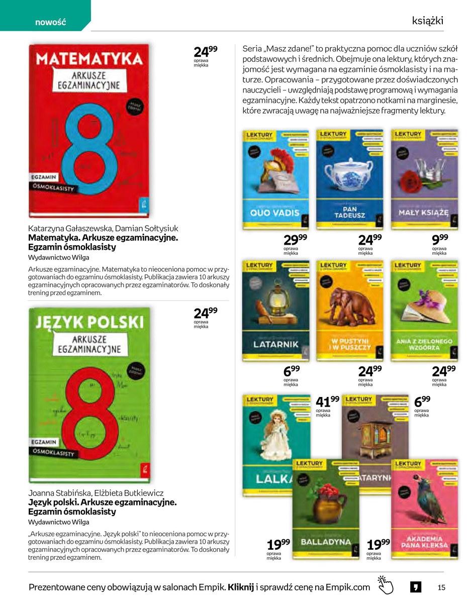 Gazetka promocyjna empik str. 15