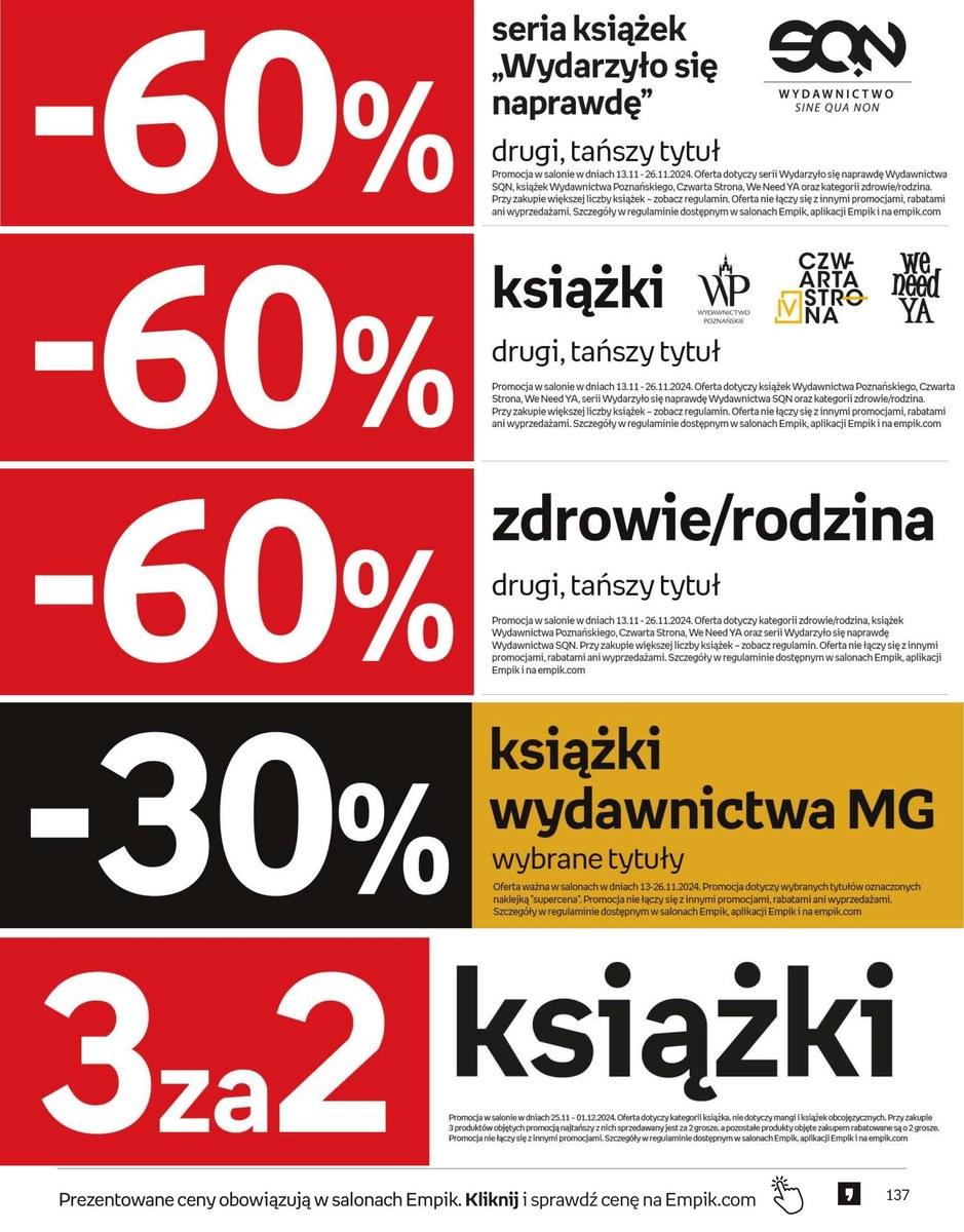 Gazetka promocyjna empik str. 137