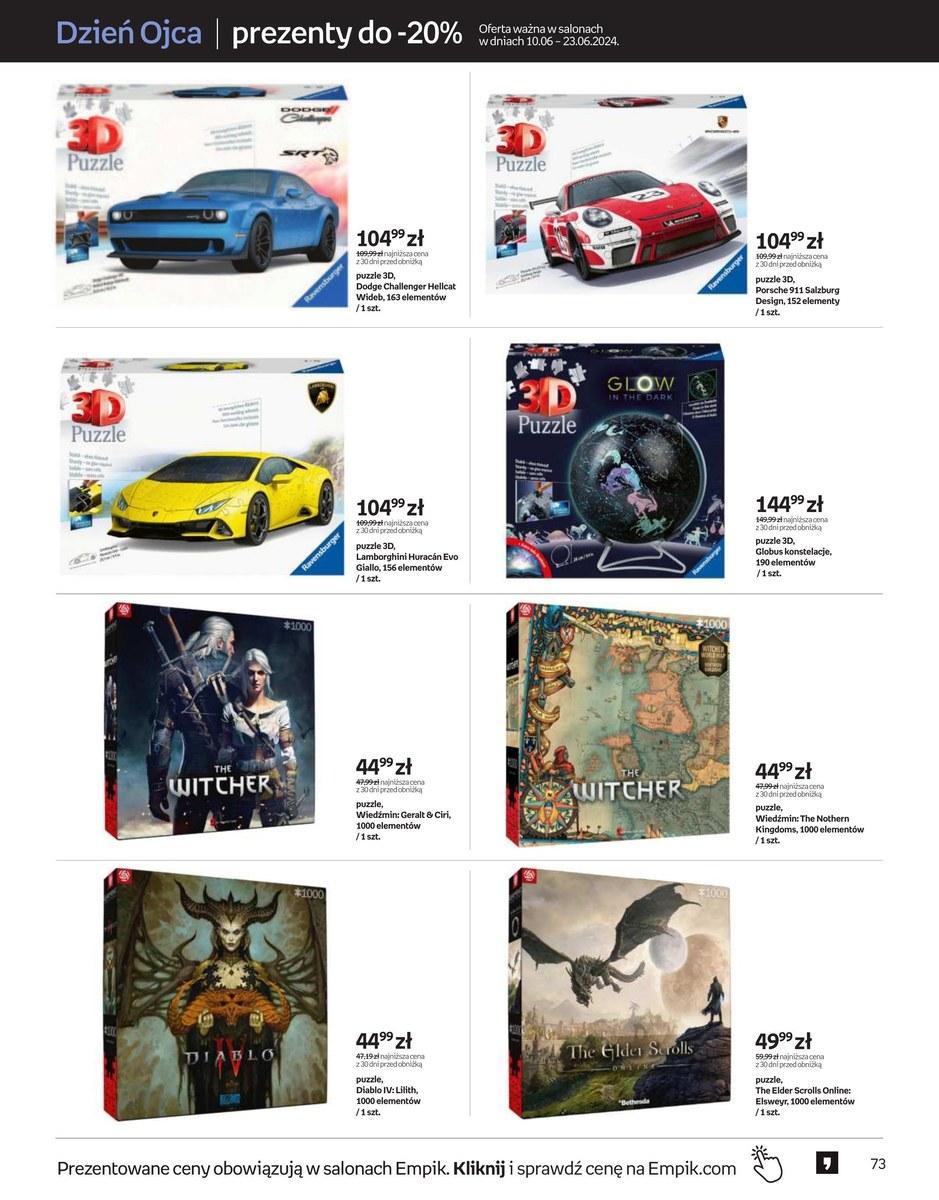 Gazetka promocyjna empik str. 73