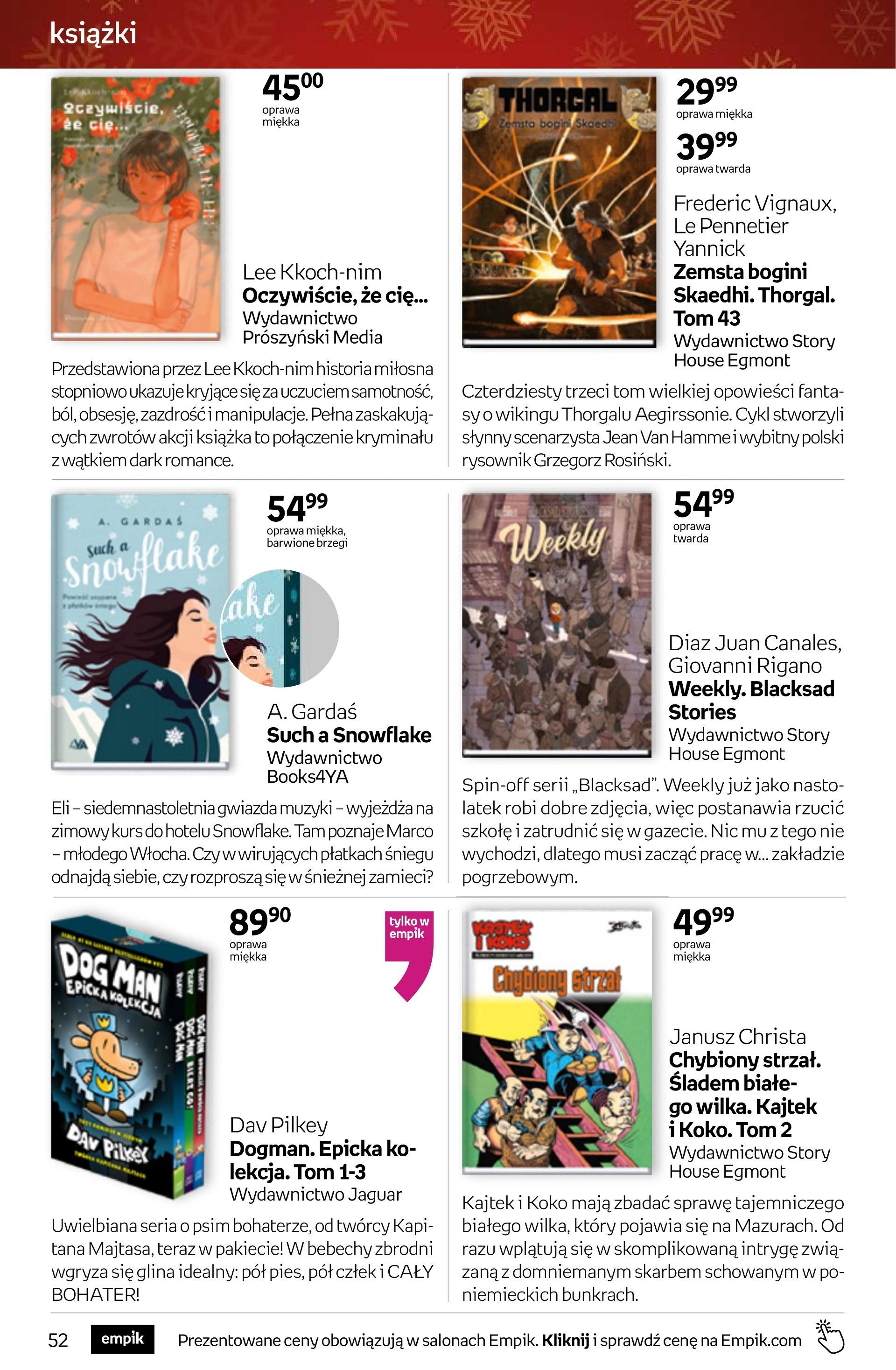 Gazetka promocyjna empik str. 52