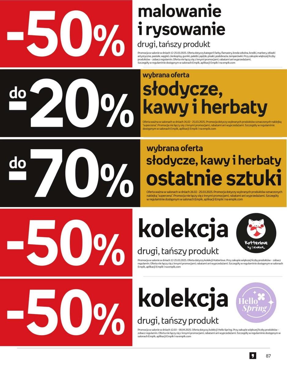 Gazetka promocyjna empik str. 87