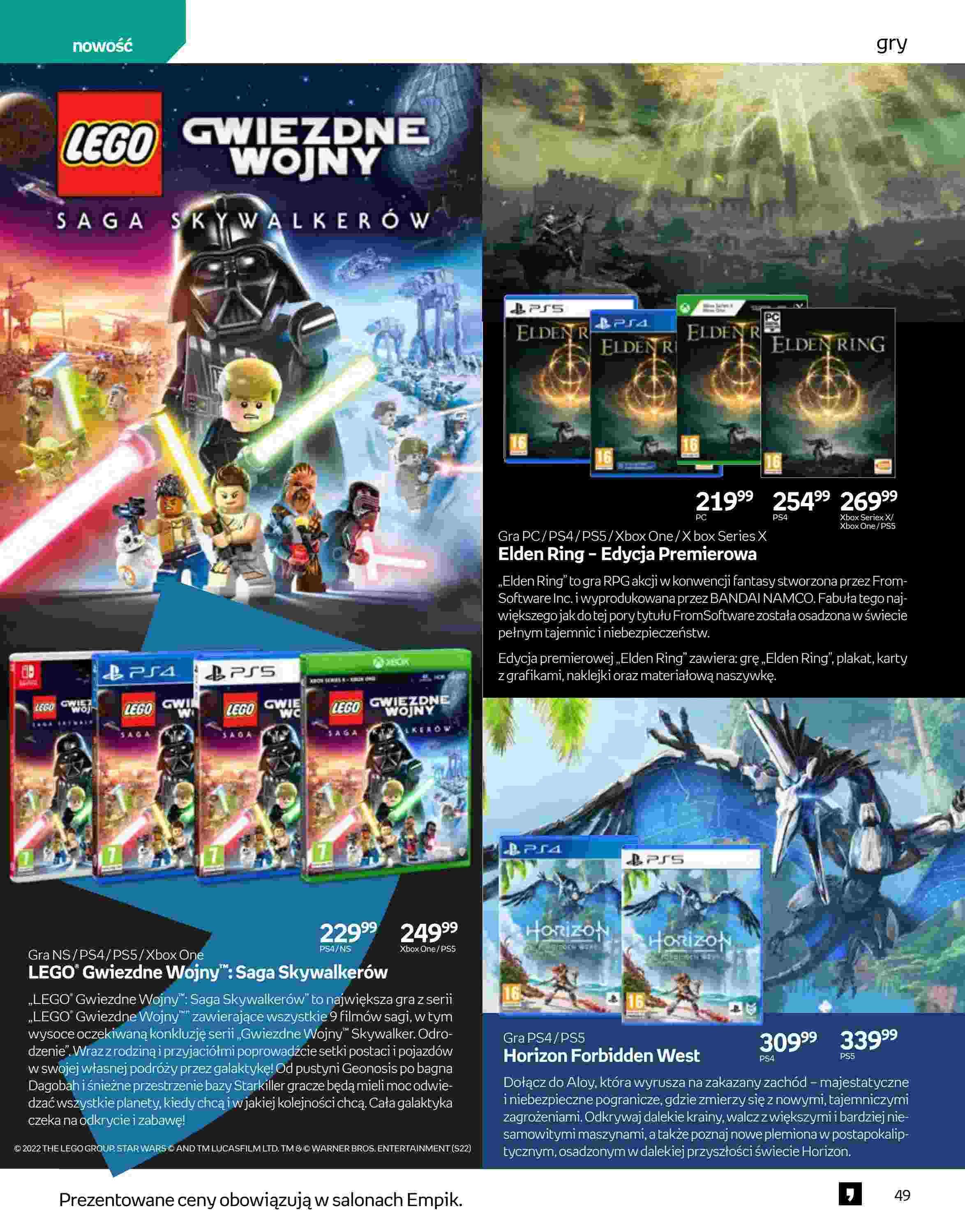 Gazetka promocyjna empik str. 49