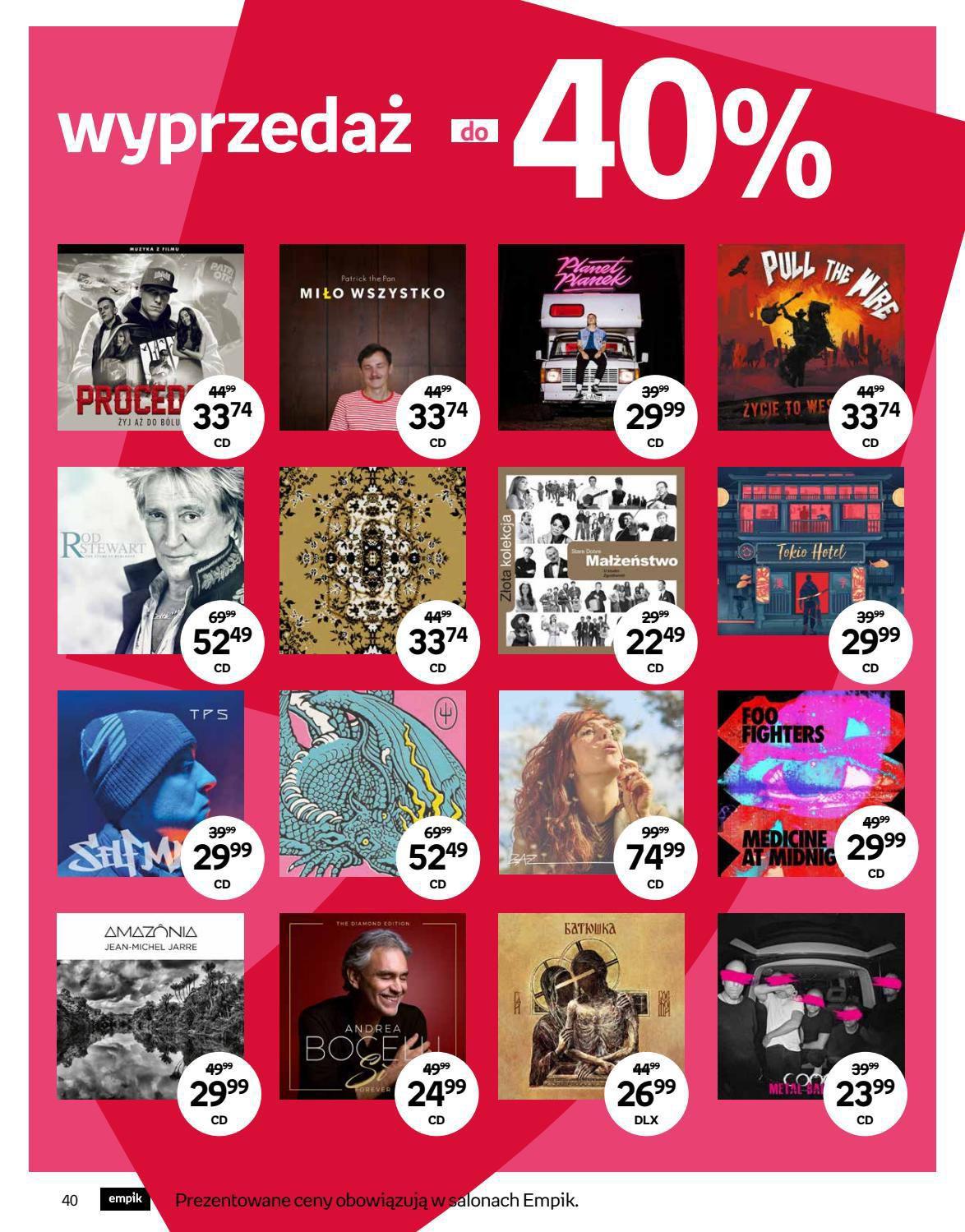 Gazetka promocyjna empik str. 40
