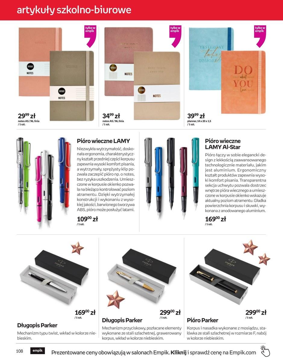 Gazetka promocyjna empik str. 108