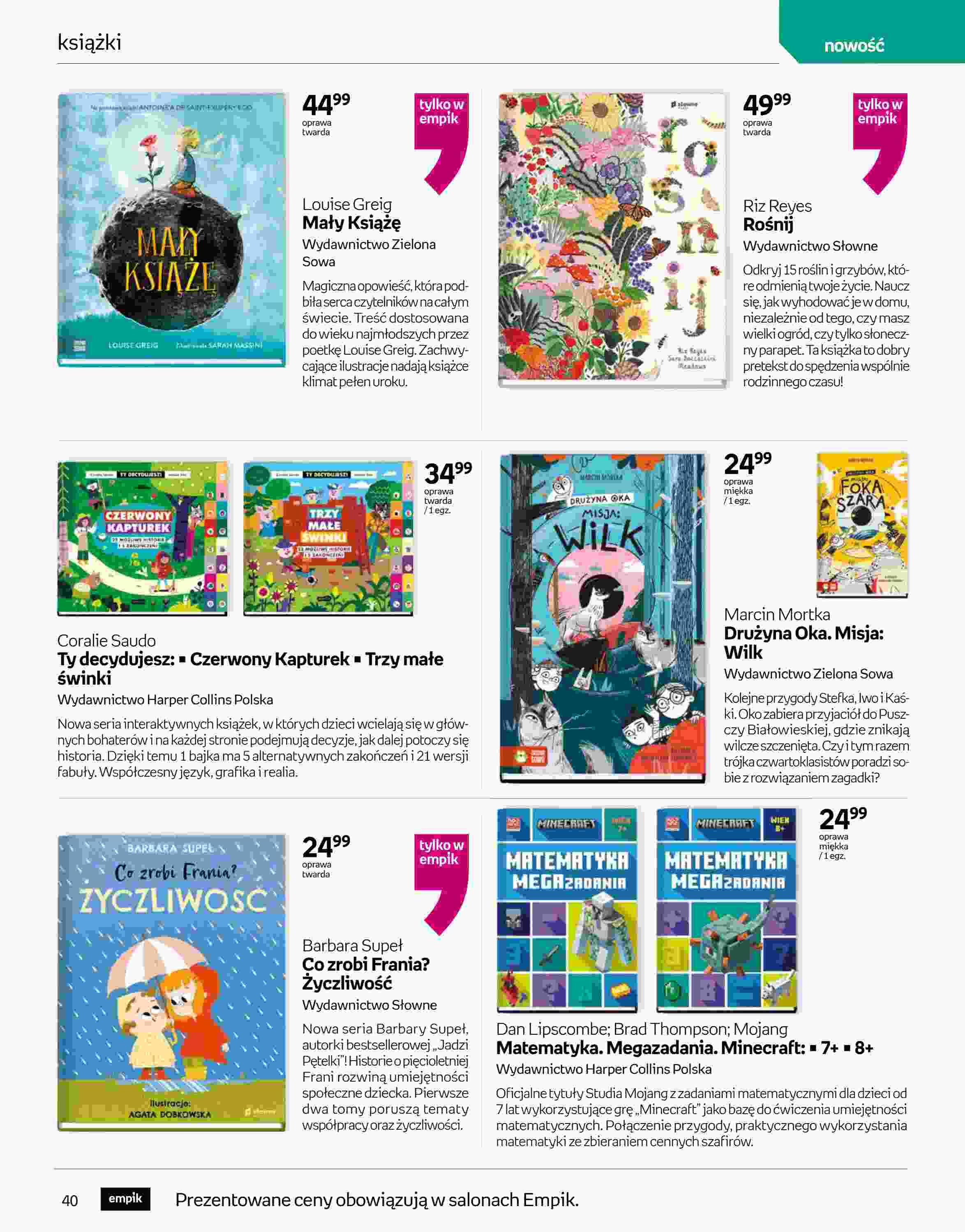 Gazetka promocyjna empik str. 40