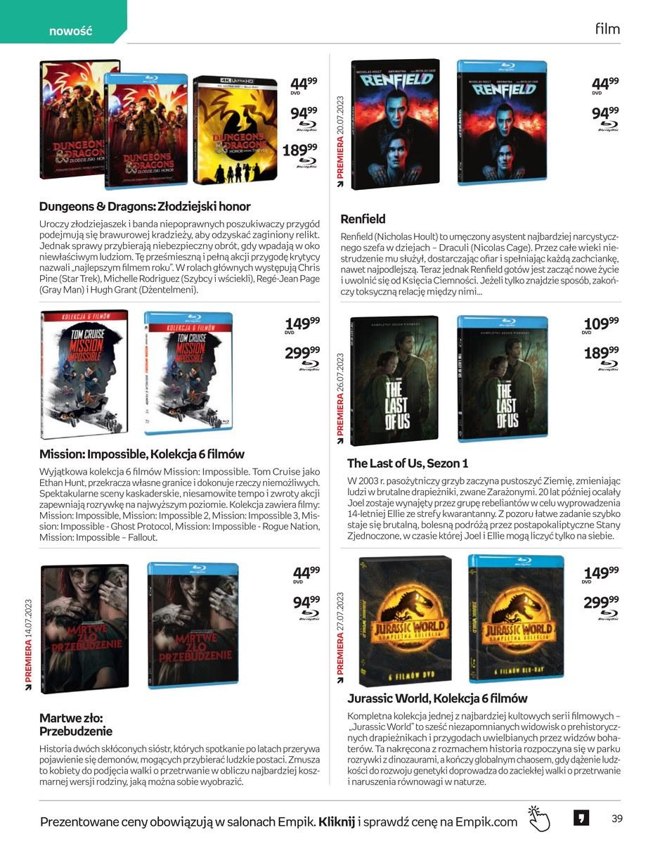 Gazetka promocyjna empik str. 39