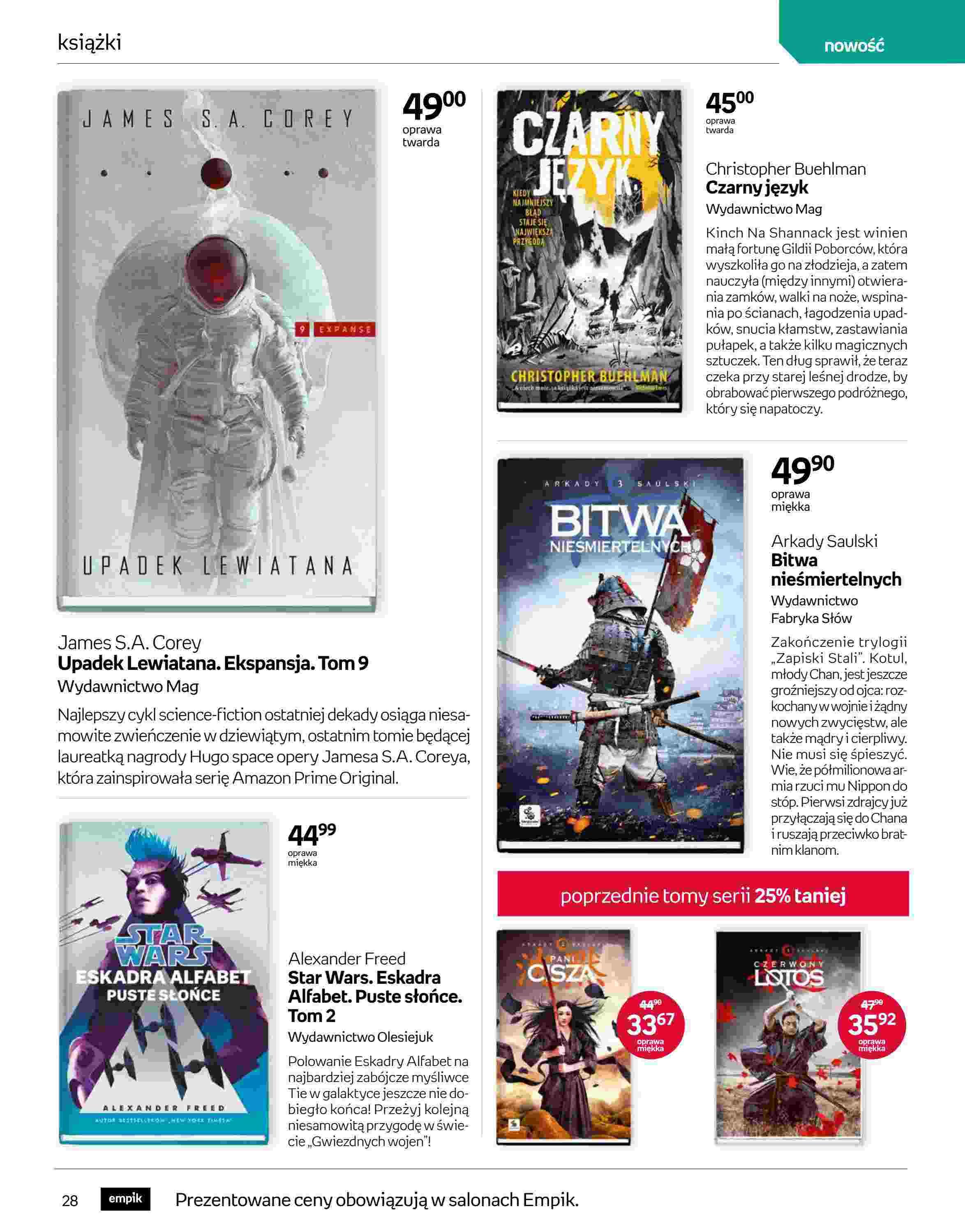 Gazetka promocyjna empik str. 28