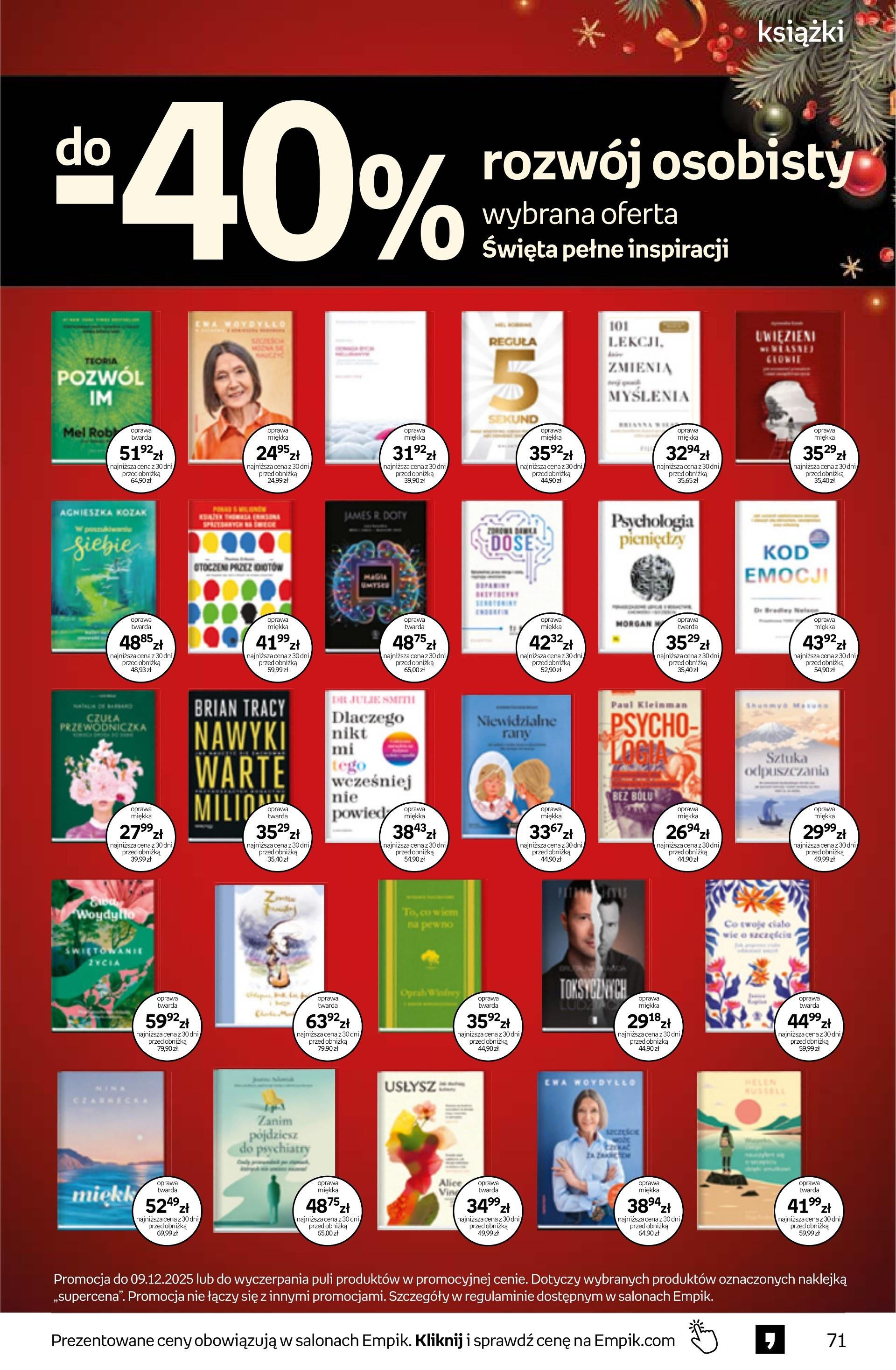 Gazetka promocyjna empik str. 71