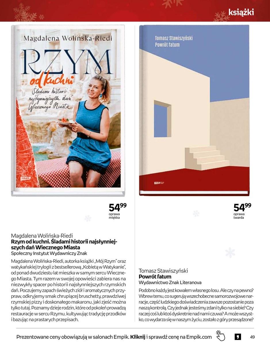 Gazetka promocyjna empik str. 49
