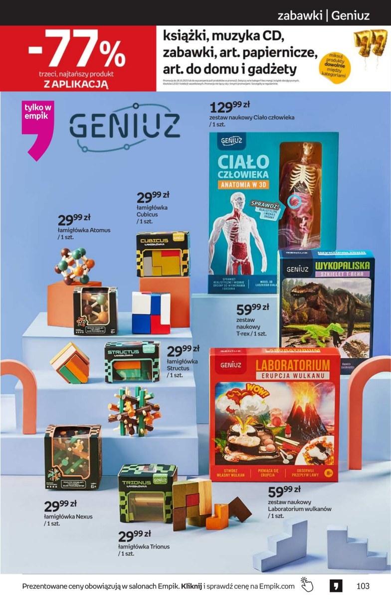 Gazetka promocyjna empik str. 103